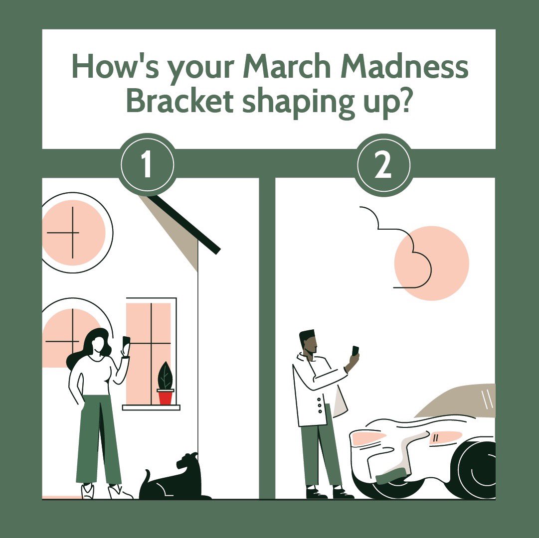 BranchInsurance's tweet photo. How's your @MarchMadnessMBB bracket shaping up?
More like #1 or #2? #retweet and let us know!
#branchinsurance #marchmadness #betterinsurance https://t.co/XmWrRRNo7p