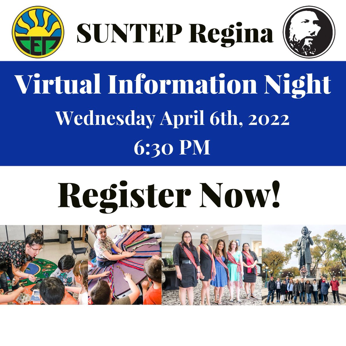 gdins_org's tweet photo. Join our Virtual Information Night!

✅ Wednesday, April 6th, 2022 at 6:30PM
✅ Door prize entry for any potential applicant
✅ Register via zoom here: https://t.co/effbXLkpeR

For more information on SUNTEP please visit our website at: https://t.co/art0l14yyv https://t.co/bMofY5yQ43