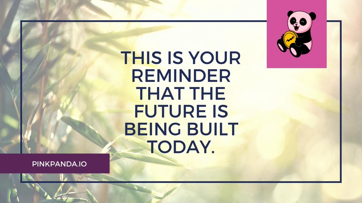 PinkPandaDefi's tweet photo. The future is bright. Don't fall behind. Get your token now 💰

#crypto #cryptocurrency #metaverse #defi #hex #BSCGems https://t.co/5YrfCmqRbO