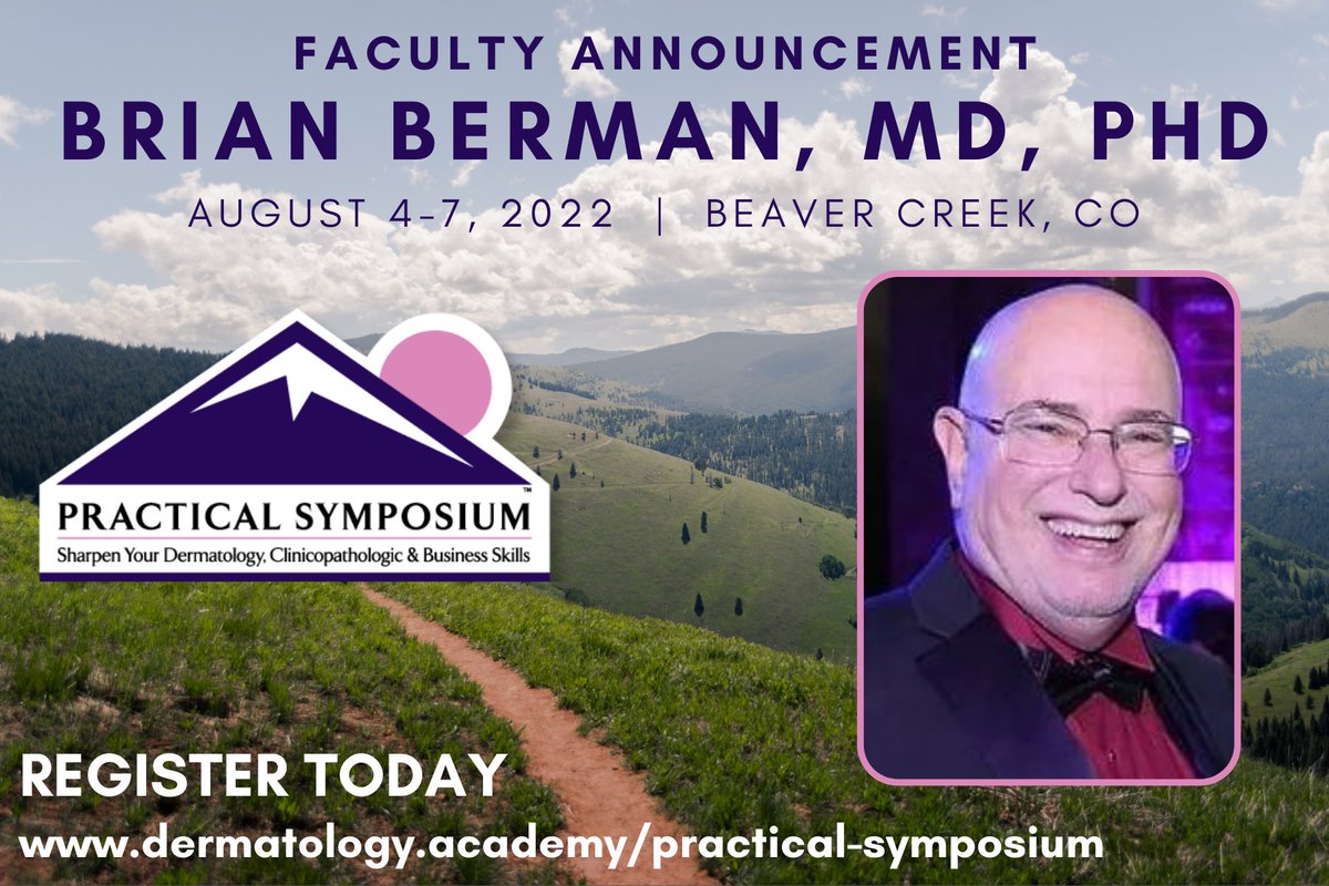 !Faculty Announcement!  View our world-class faculty, agenda, and additional meeting details.
dermatology.academy/practical-symp…