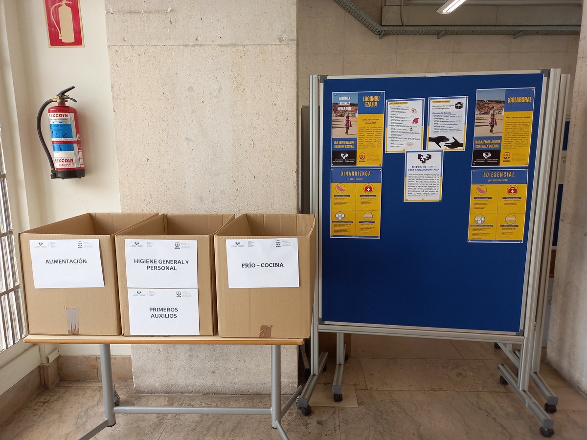 Orain I eraikinean baita gaude.
Ahora tambirn estamos en el edificio I.