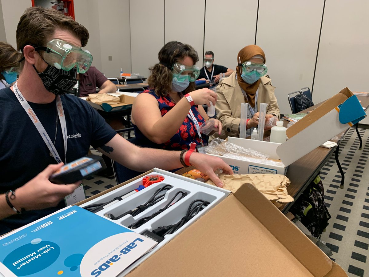 BLK8109's tweet photo. Looking at @LabAids  Chemistry that’s accessible for ALL students! Room 351B. Come check us out! #NSTA22 https://t.co/1haQuMt1Ah