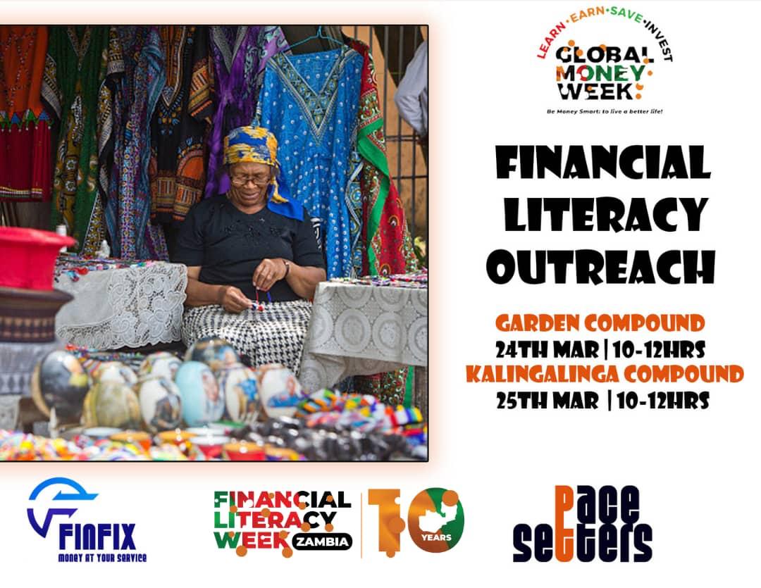 finfixcash's tweet photo. Last week we were privileged & honored to take part in this year's Financial Literacy Week Outreach.Educating the people in Kalingalinga & Garden Compound on the importance of Budgeting, Saving and Investing.
To our collaborating partners @PacesettersBM thank you.
#FLW10 #ZFLW https://t.co/9pzJi33MZD