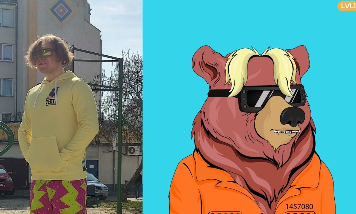 pafkiewicz's tweet photo. web 2.0 vs web 3.0 me 🤣 #NFTCommmunity @FancyBearsMeta @jakubchmielniak @BartekSibiga #FancyBears https://t.co/4xbgb2U6g7