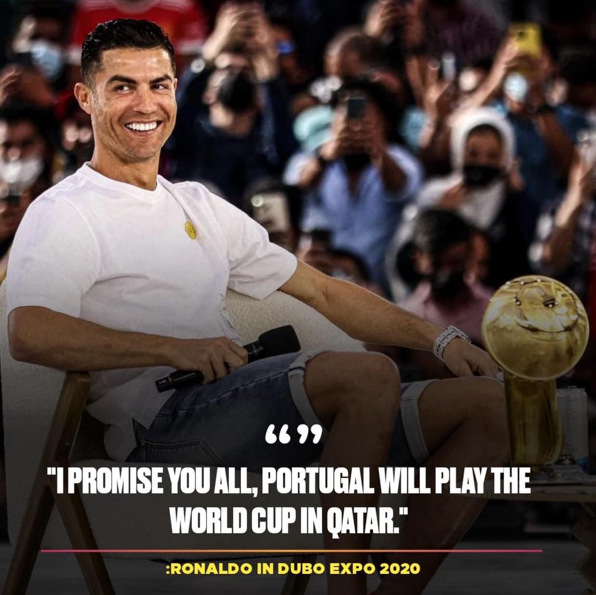 Cristiano Ronaldo is a man of his word 🐐