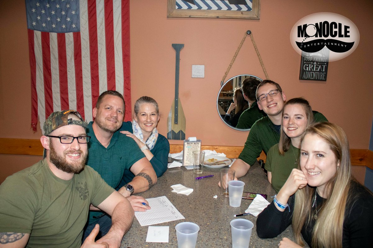 MonocleEnt's tweet photo. I'm back for another Trivia Night at @BluestoneBrew again tonight starting at 6! Two weeks ago, we celebrated St. Patty's Day and "The Red Hand" pulled off the win and "Love My Werner Long Time" took 2nd, winning them both gift cards! #monocletrivia https://t.co/tkfCUMIofm