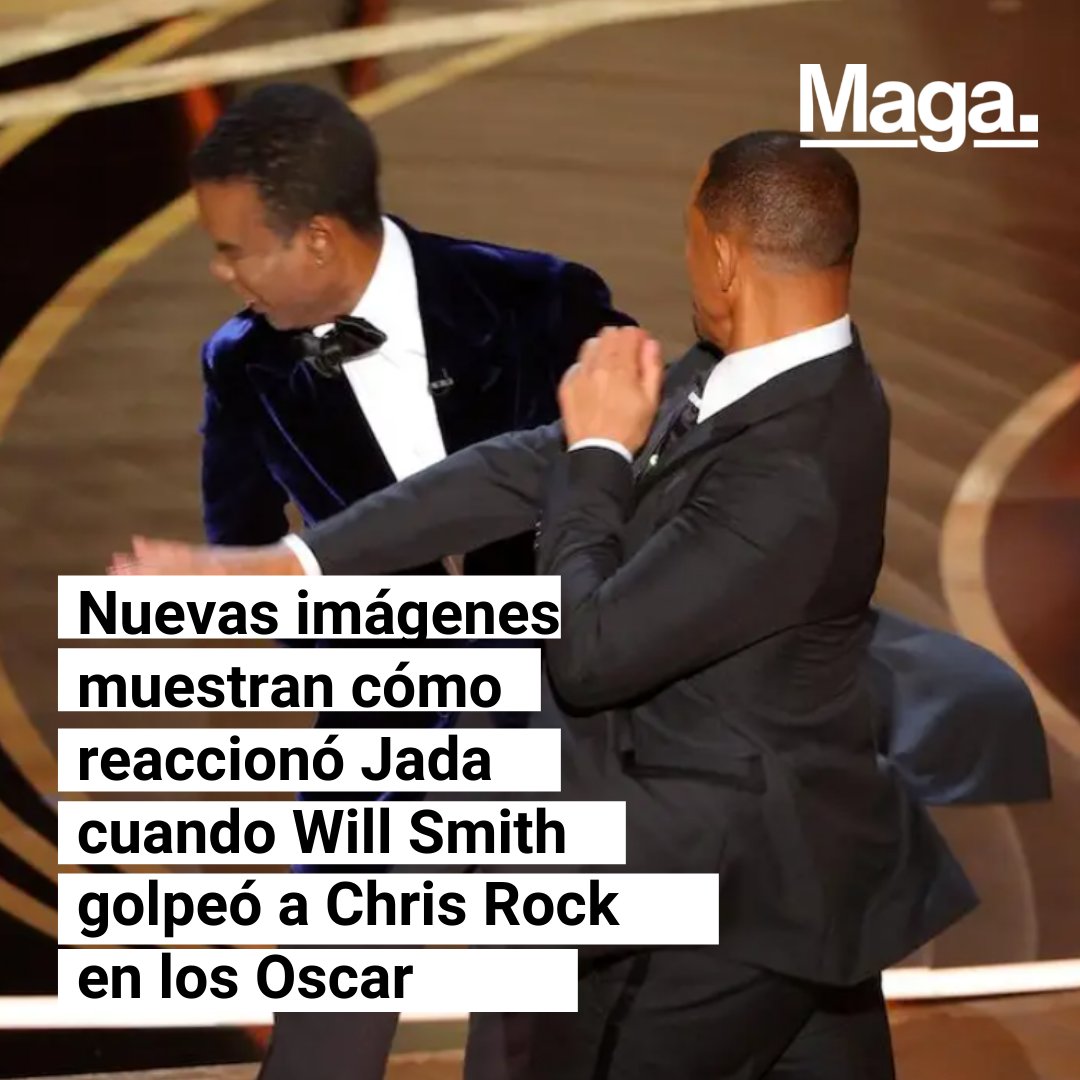Maganewsec's tweet photo. Han surgido nuevas imágenes de Jada Pinkett Smith reaccionando a su esposo Will Smith abofeteando a Chris Rock en la cara en los Oscar.
LINK
https://t.co/HyiEBqcC6K

#LaTRIxECDF #DaddyYankee #EnLaLunaEP #eliminatoriassudamericanas #MoonKnight #SOSCuba
#Portugal #TeamAndrelfi https://t.co/lOO6k3kwOl
