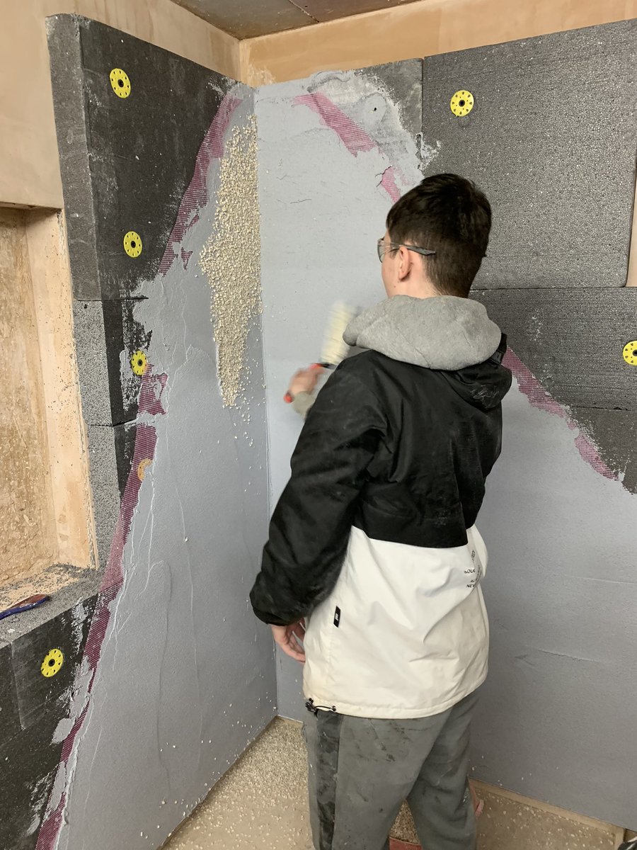 The Plastering Team (@lcb_plastering) on Twitter photo Dry dashed panel at an angle to show the system. <a href="/WeberTraining/">Saint-Gobain Weber Technical Academy</a> <a href="/WeAre_LCB/">Leeds College of Building</a> Dry dashed panel at an angle to show the system. <a href="/WeberTraining/">Saint-Gobain Weber Technical Academy</a> <a href="/WeAre_LCB/">Leeds College of Building</a>