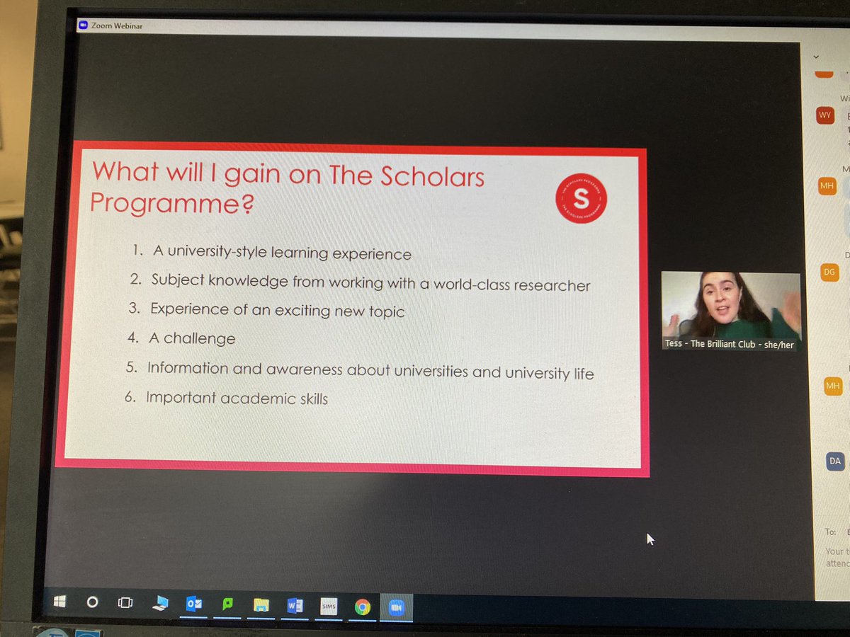 The Scholars Programme by the Brilliant Club was launched today for our Y9 students ⭐️ thank you to <a href="/UniversityLeeds/">University of Leeds</a> students for informing pupils about university life and different degree options

University-style tutorials start in school Wed 20th April with our PhD tutor 🙏🏼😊