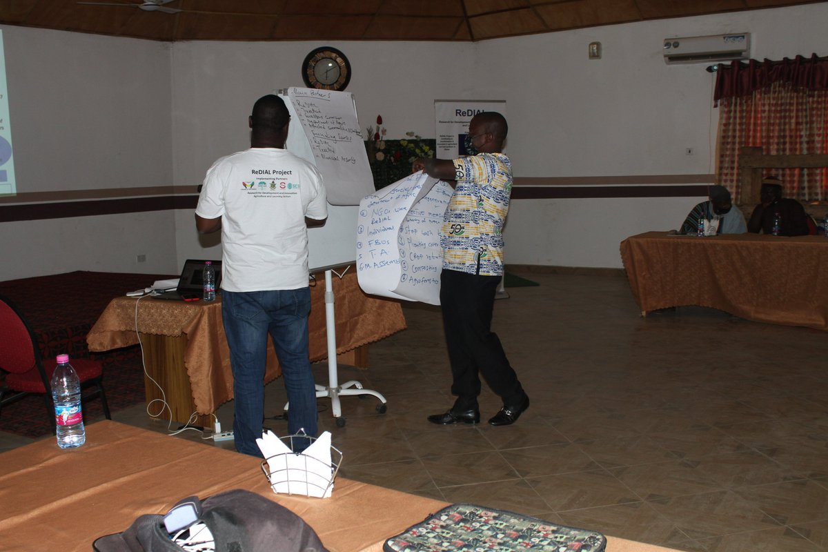 TropenbosGhana's tweet photo. Stakeholders in the Yendi Municipality were brought together to explore possible funding for landscape restoration and governance.
The EU funded Research for Development and Innovation Agriculture and Learning (ReDIAL) Action organized the workshop.
#ReDIALproject https://t.co/qpVPjkce26