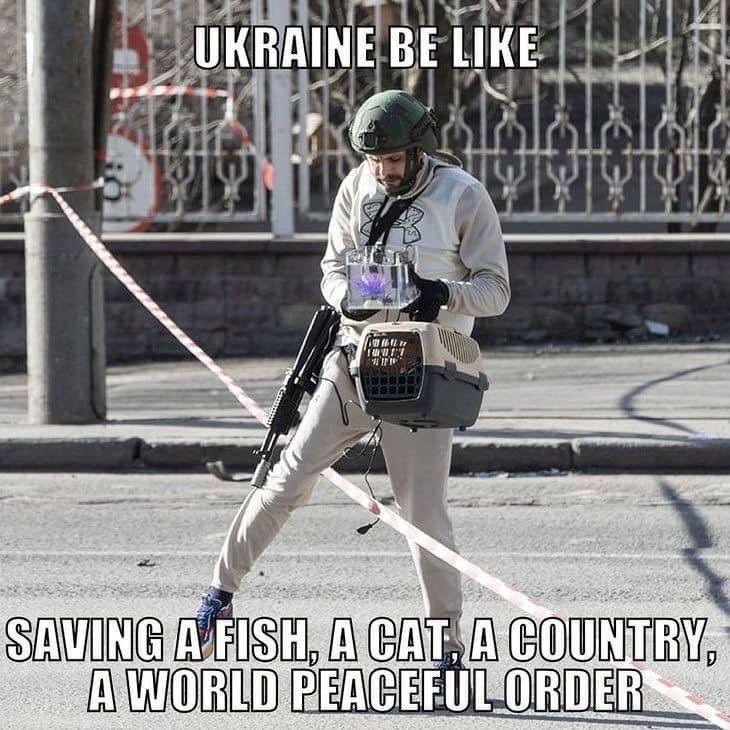 Sky_Lee_1's tweet photo. Best meme of the day, hands down! 

#StandUpForUkraine https://t.co/3epKsYcSqy