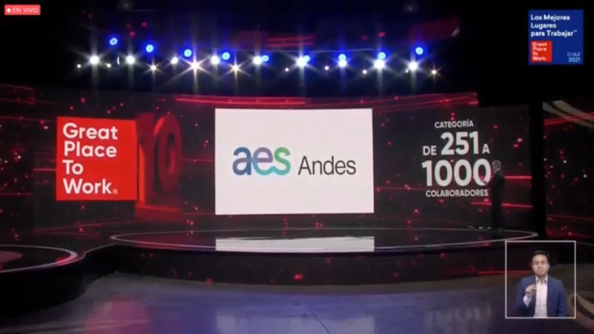 ¡Somos una de las diez mejores empresas para trabajar en Chile según el ranking <a href="/GPTWChile/">Great Place to Work</a>! 👏

Diez razones para agradecer a todos los y las colaboradores quienes día a día ponen toda su energía⚡️ para alcanzar nuestros objetivos de sostenibilidad.

#TodosJuntos 🙌