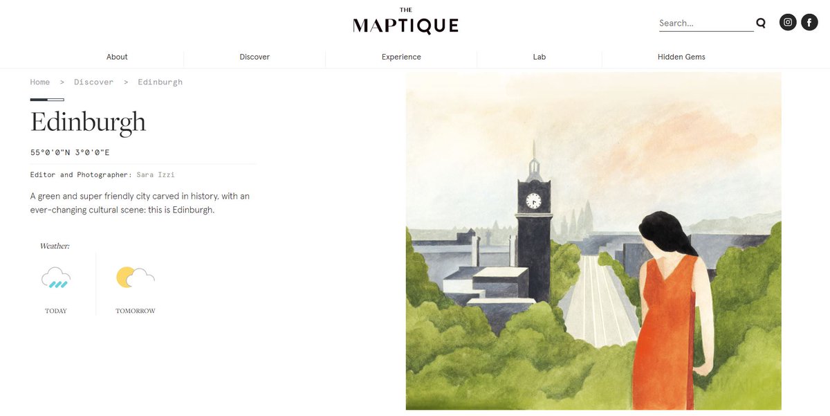 Yeah! The #Edinburgh City Guide I wrote for #TheMaptique is finally live! For all my English speaking friends planning to visit #Scotland's capital soon: this is for you ❤️ bit.ly/3iSH2dA