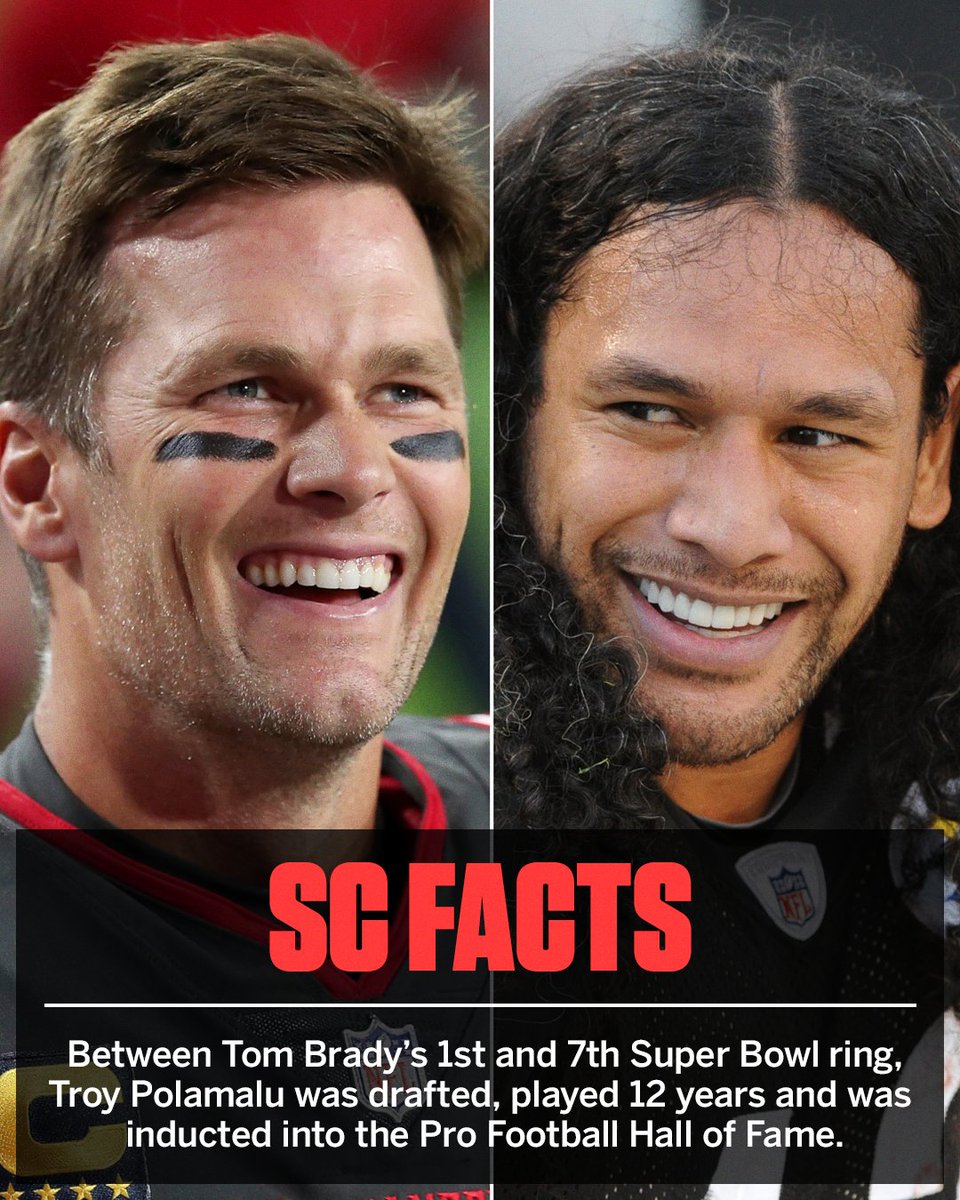 SportsCenter's tweet photo. This stat really puts Tom Brady's career in perspective 🤯 #SCFacts https://t.co/S0NehNgIqd