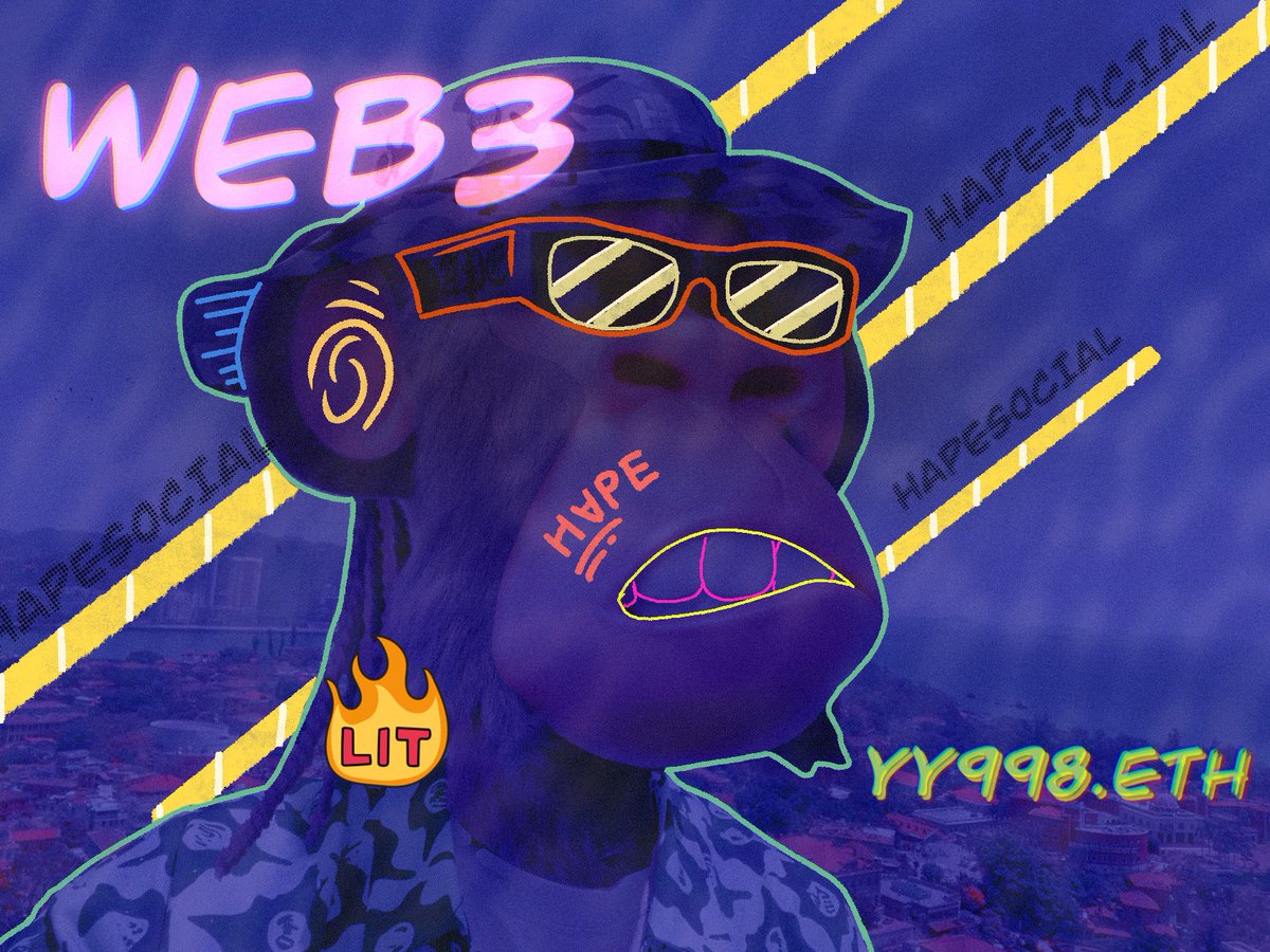 YZYZZY6's tweet photo. web3 
amateur artist
#HAPEBEAST  #HAPEcreative https://t.co/B21tNo70nJ