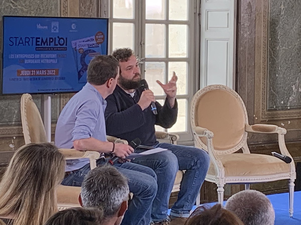 Romain_Clem's tweet photo. [#STARTEMPLOI 2022 - La Tribune Bordeaux   ]

« Un des enjeux forts de cette année 2022 est de nous mobiliser avec nos partenaires autour du sujet de l’#emploi des #seniors » - Stéphane Pfeiffer - Adjoint au maire de #bordeaux 
@MDEBORDEAUX @poleemploi_NA @Apec_NA @FAureillan https://t.co/cuBV1OiKpP