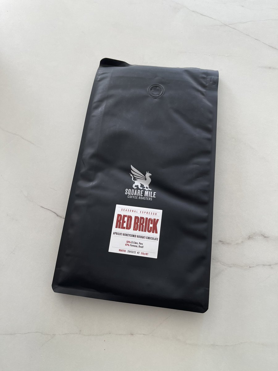 I’m easily pleased. Fresh coffee beans from <a href="/squaremile/">Square Mile Coffee</a> arriving through the door makes me very happy!