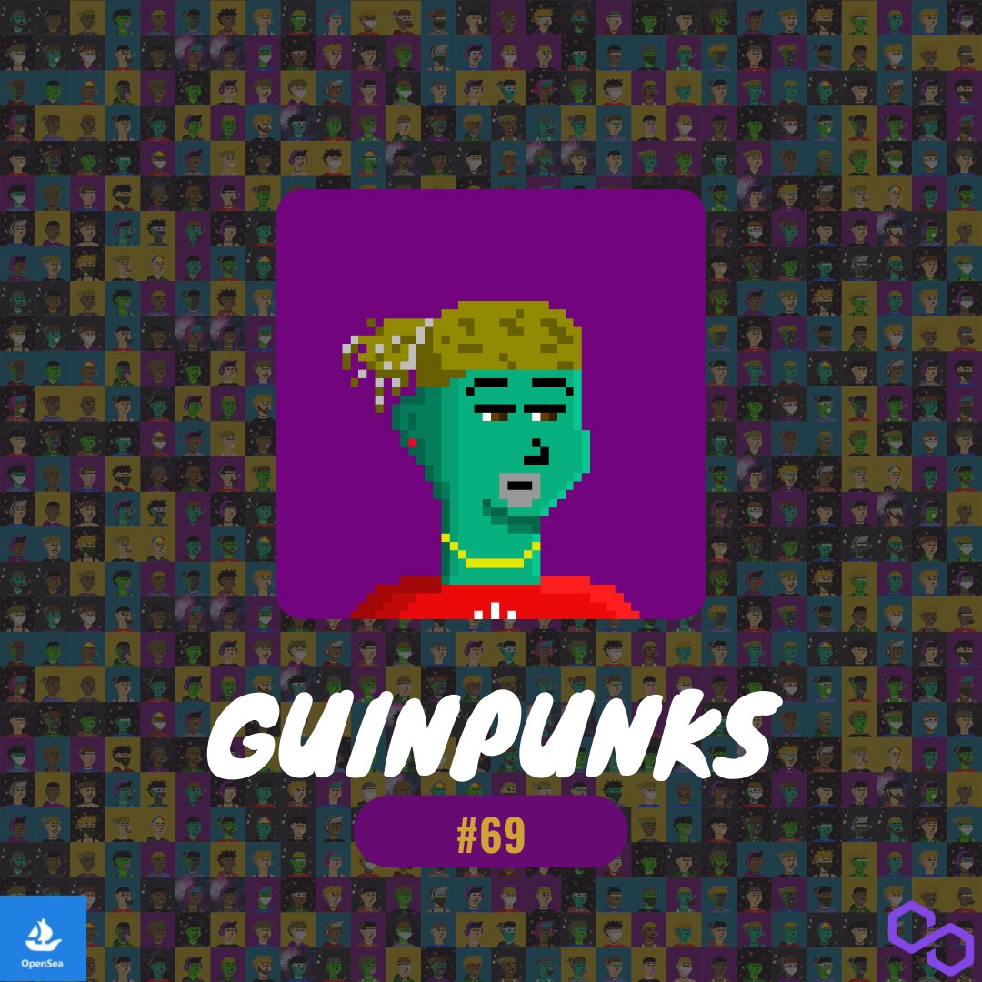 GuinPunks's tweet image. GuinPunks 🚀!
.
🔘 1/1
🔘 No Gas Fee
🔘 Polygon Blockchain
.
Please check for more NFT!
opensea.io/collection/gui…
.
Know More About Us!
linktr.ee/GuinPunks
.
.
#NFT #NFTs #NFTCommmunity #NFTartists #pentasio #OpenSeaNFT #OpenSeaPolygon