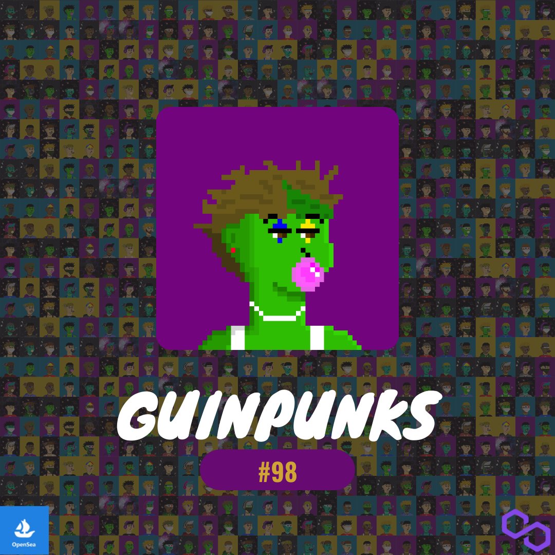 GuinPunks's tweet image. GuinPunks 🚀!
.
🔘 1/1
🔘 No Gas Fee
🔘 Polygon Blockchain
.
Please check for more NFT!
opensea.io/collection/gui…
.
Know More About Us!
linktr.ee/GuinPunks
.
.
#NFT #NFTs #NFTCommmunity #NFTartists #pentasio #OpenSeaNFT #OpenSeaPolygon