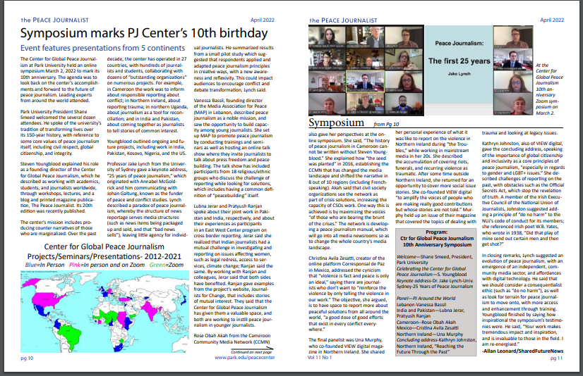 raiseqalam's tweet photo. Am so humbled to be part of the #PeaceJournalist magazine in Symposium marks #PJ Center's 10 birthday Thank you .@PeaceJourn https://t.co/JfOXYgcOre