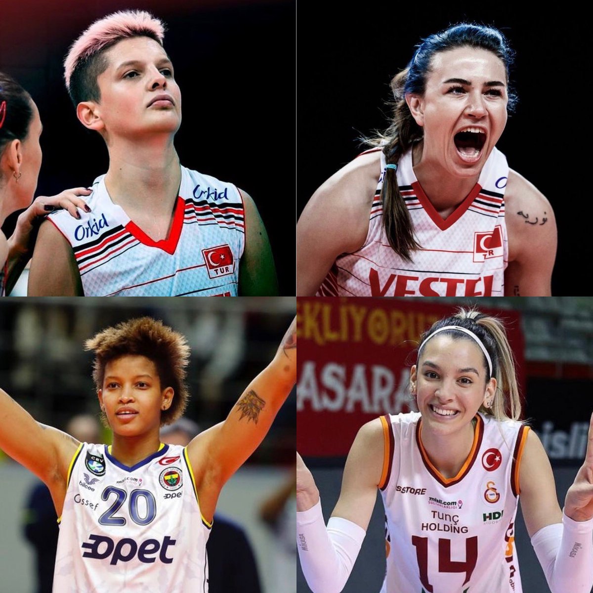 MelhordoVolei's tweet photo. Em breve, Ebrar Karakurt e Meryem Boz podem ganhar a concorrência de Melissa Vargas e Alexia Carutasu na seleção turca. Qual dupla vai ser escolhida pelo treinador Giovanni Guidetti? 👀 https://t.co/0upD7mdFwT