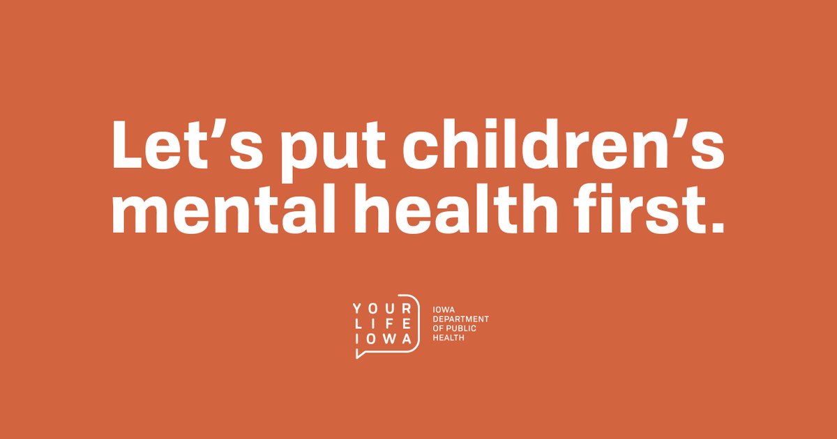 The earlier kids get help, the brighter their future will be. Start at YourLifeIowa.org.