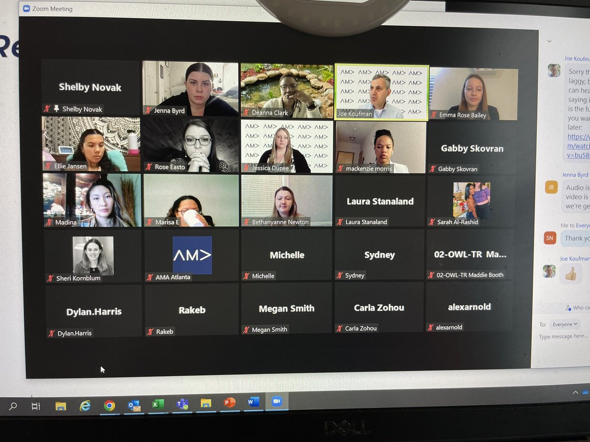 Thank you <a href="/GumboShowJoe/">Joe Koufman</a> for joining our Resume Review breakout session! #AMAAtlanta