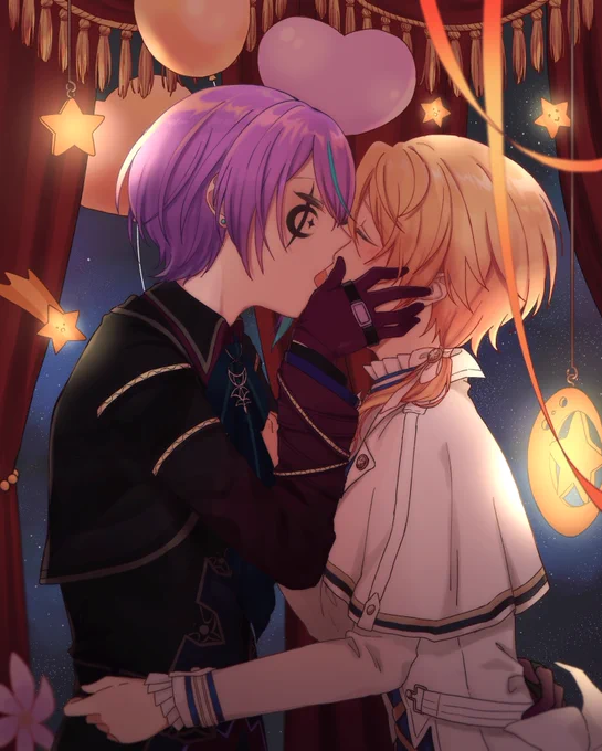 #今月描いた絵を晒そう 
類司描くの楽しい🥰
背景もっと頑張りたい! 