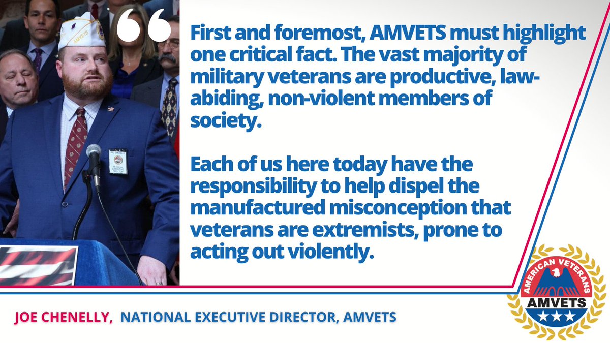 AMVETS is honored to speak w/ <a href="/VetAffairsDems/">House Veterans' Affairs Democrats</a> <a href="/HouseVetAffairs/">House Committee on Veterans' Affairs</a> on how to curb attempts for violent extremists to infiltrate the #veteran community. 

This community is made up of honorable role models who make positive contributions daily. They are NOT defined by extremists.