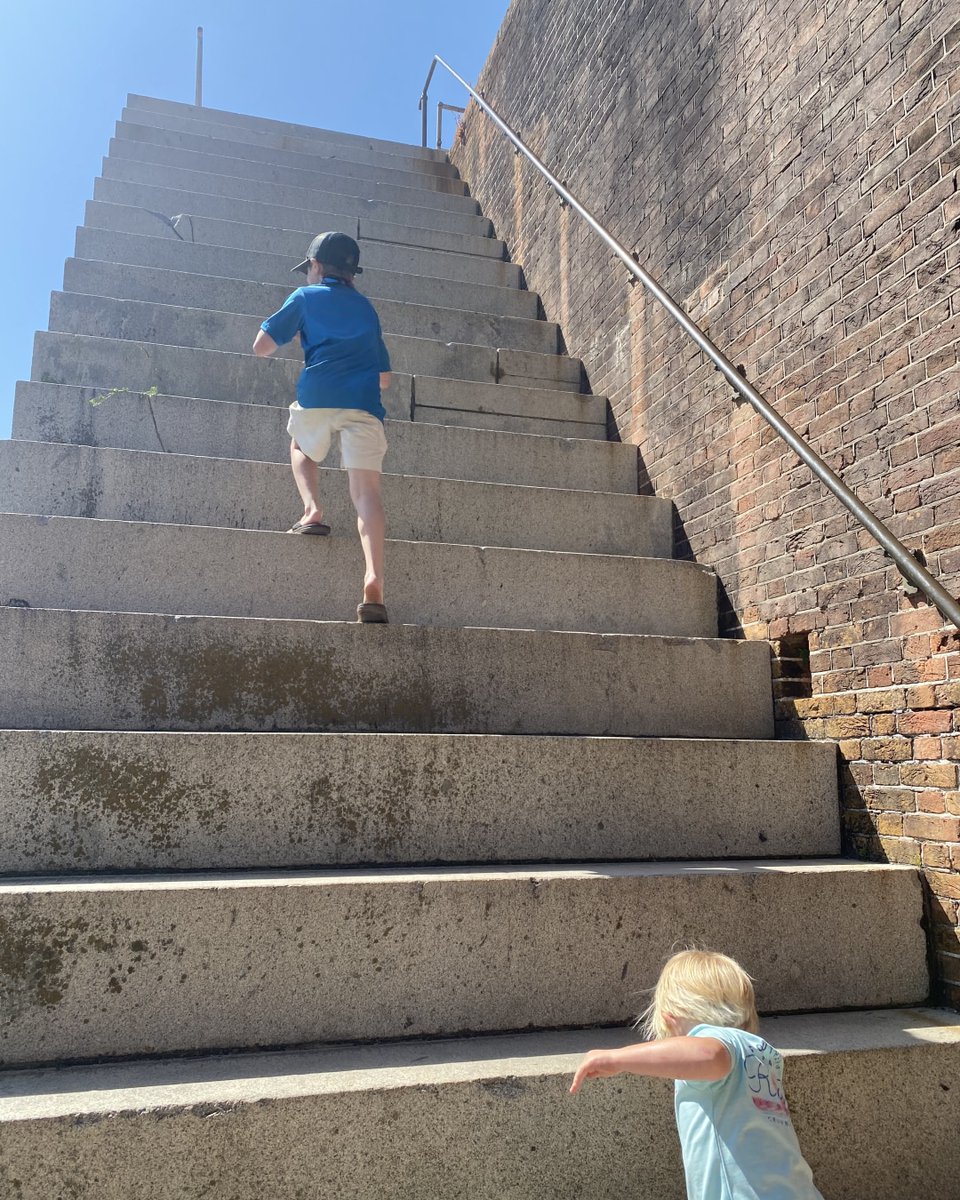 Climb the stairs of Fort Morgan! 

#alabamacoastalconnection #accbyway #scenicbyway #byway #explorealabama #travelalabama #gulfcoast #alabamacoast