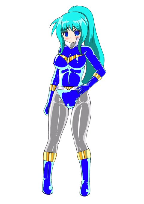 #今月描いた絵を晒そう 
立ち絵に弱体化装置付けた!「キュイイイ・・・」 