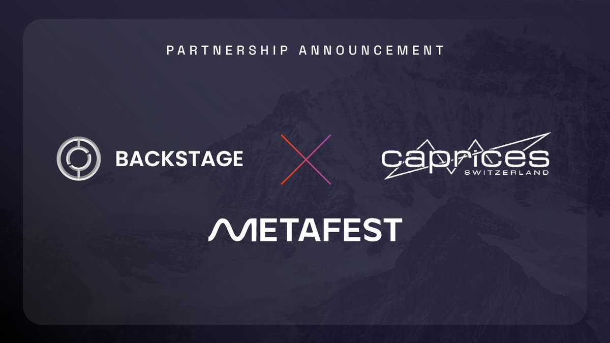 Backstage Global I RWAs I Entertainment 3.0 tweet media