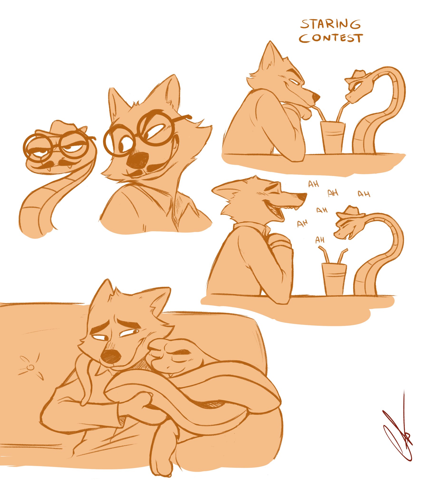 🍁Chio🍁 on X: Some doodles of Mr Wolf and Mr Snake being cute because I  need it #TheBadGuys #MrWolf #MrSnake t.coYLQ69NeG8B  X