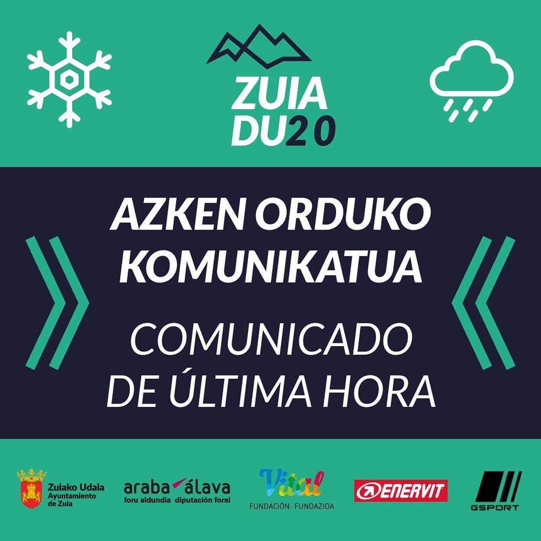 EnkarterriTri's tweet photo. ⚠️⚠️Bertan behera Zuia Duatloia 2022.
🟠 Alerta laranja izango dugu larubantean elurra eta hotza dela eta. Erabaki zentzuduna antolakuntzak hartutakoa #ZuiaDuatloia 🌨❄
Fb: https://t.co/XSm0lOeZtA https://t.co/DqDqkNF1vF