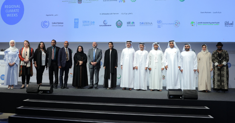 UNFCCC's tweet photo. The first-ever Middle East and North Africa Climate Week wrapped up today, empowering leaders and stakeholders to accelerate climate action in the region.

Read our press release below for a summary of the conference’s key outcomes.

#MenaClimateWeek