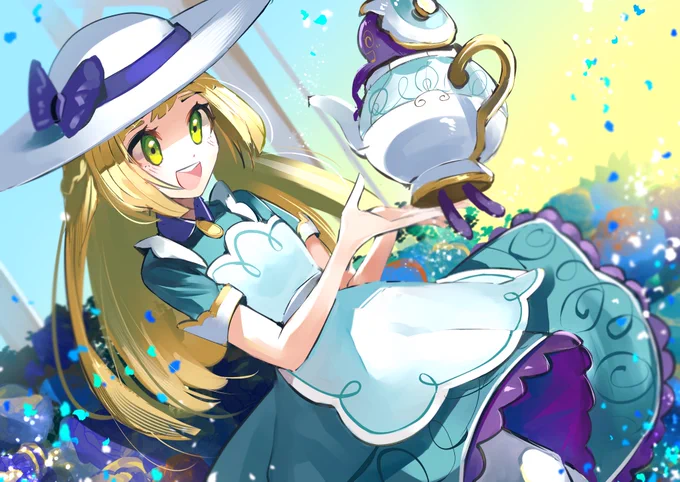 90日目 | リーリエ(スペシャル) #ポケマスアート 