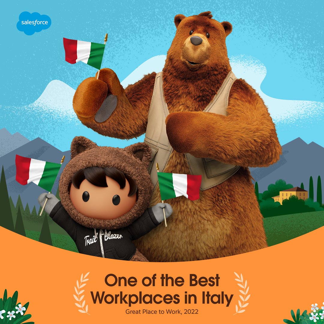 Non sarà l'Oscar come Miglior Film, ma di certo anche questo è un premio di tutto rispetto😎: per il secondo anno consecutivo Salesforce è stata riconosciuta da <a href="/GPTWItalia/">GPTW Italia</a> come una delle migliori aziende per cui lavorare in Italia! 

sforce.co/38hnIom