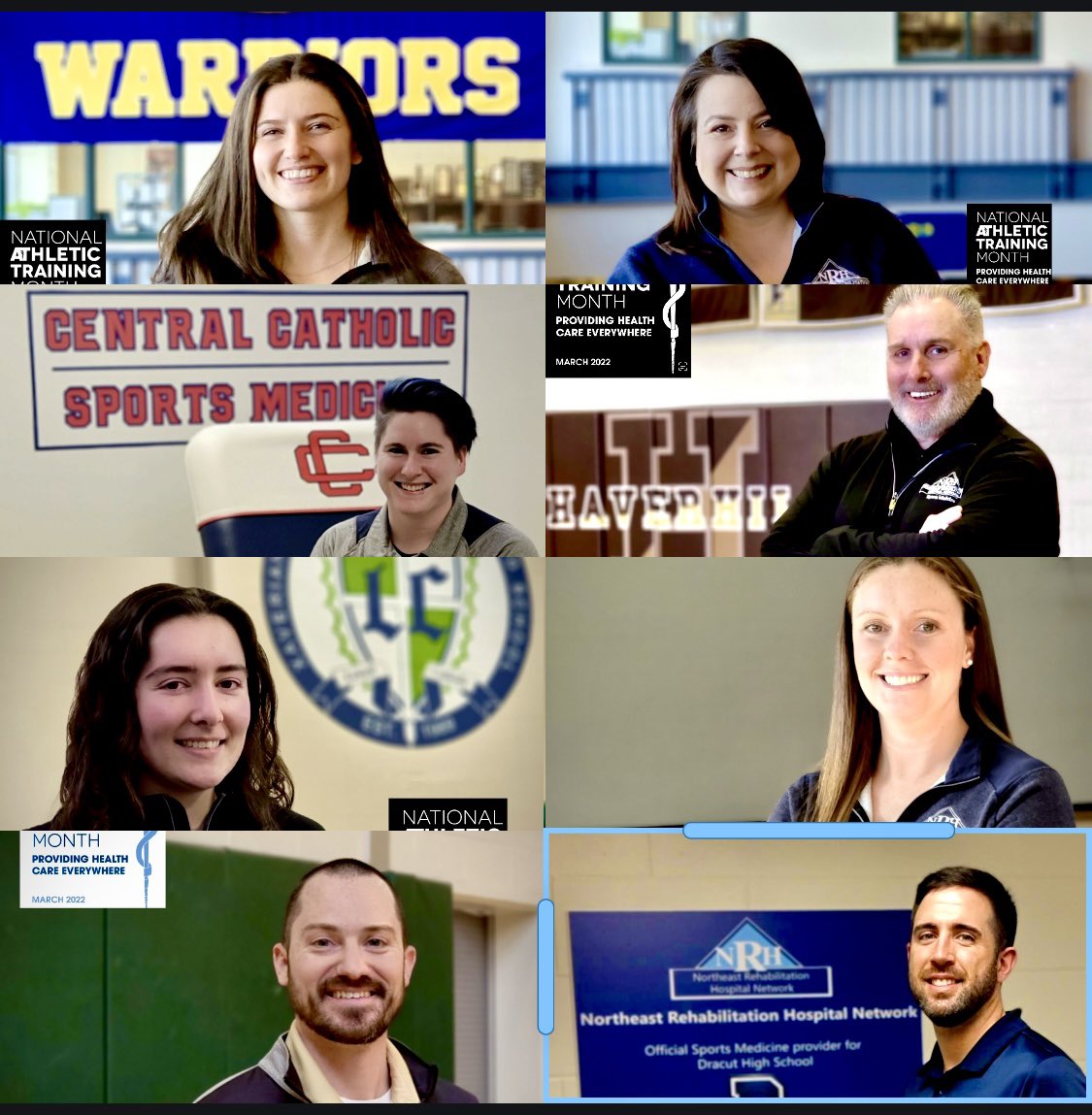 NRHN_ATC's tweet image. National Athletic Trainers Month concludes we would like to thank our ATCs for their dedication,commitment and professionalism! @AndoverWarriors @CCRaider_sports @GoHillies @LowellCatholic 
@phspythons @WindhamAthletic @dracutmiddies #NATAM  #NATAM2022