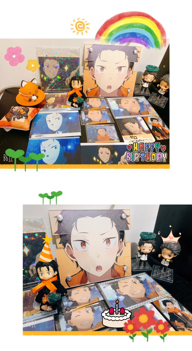 Asan_801's tweet photo. お誕生日おめでとう，スバル！(´･ω･`)
#ナツキスバル生誕祭2022
#ナツキ・スバル生誕祭2022 https://t.co/phurnlKSuk