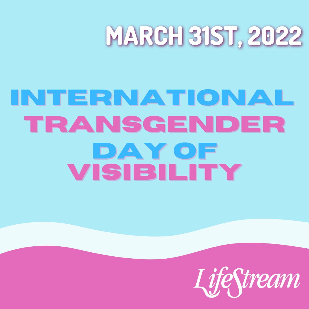 LifeStream_FL's tweet image. Today is International Transgender Day of Visibility. Transgender individuals are nearly four times as likely as cisgender individuals to experience a mental health condition. 
If you or a loved one is experiencing a mental health crisis: 24-Hour Crisis Hotline: (866) 355-939