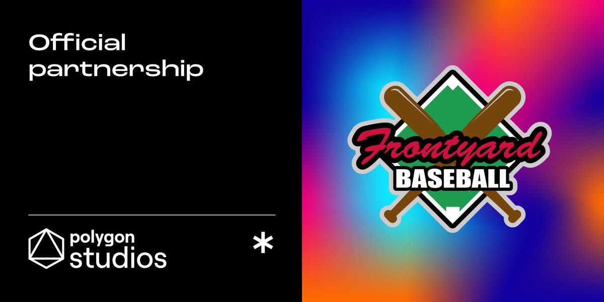 We're thrilled to announce our partnership w/ @PolygonStudios to shape the future of blockchain gaming.   ⚾️A fun &amp; exciting P2E  🧢Build your dream team 🎮Play w/ your friends 💰Earn ETH in every victory  👉Join the ultimate crypto baseball game 
discord.gg/fyb