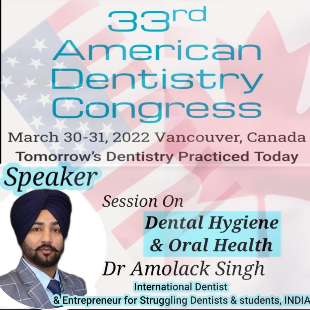 AmolackDr's tweet photo. Thank you very much for inviting me as keynote speaker in #Vancouver (Canada). It's a great honour to spread knowledge &amp; giving  contribution in dentistry. 33rd #American_Dentistry_Congress &amp; 34th Annual #World_Dentistry_Summit. #Waheguru🙏🏻 https://t.co/hYG64Rk51B
