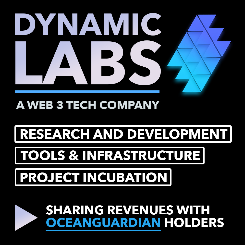 oceanguardsNFT's tweet photo. So far we've only talked about the gamified ECOSYSTEM part of OceanGuardiansNFT: Trait Swap, trait-based Staking and Quests.

Now we'd like to introduce the second side of our project:

🌀 DYNAMIC LABS 🌀

- Our revenue-sharing project incubator specialising in Dynamic NFTs 🧵 https://t.co/7biOS4PrkF
