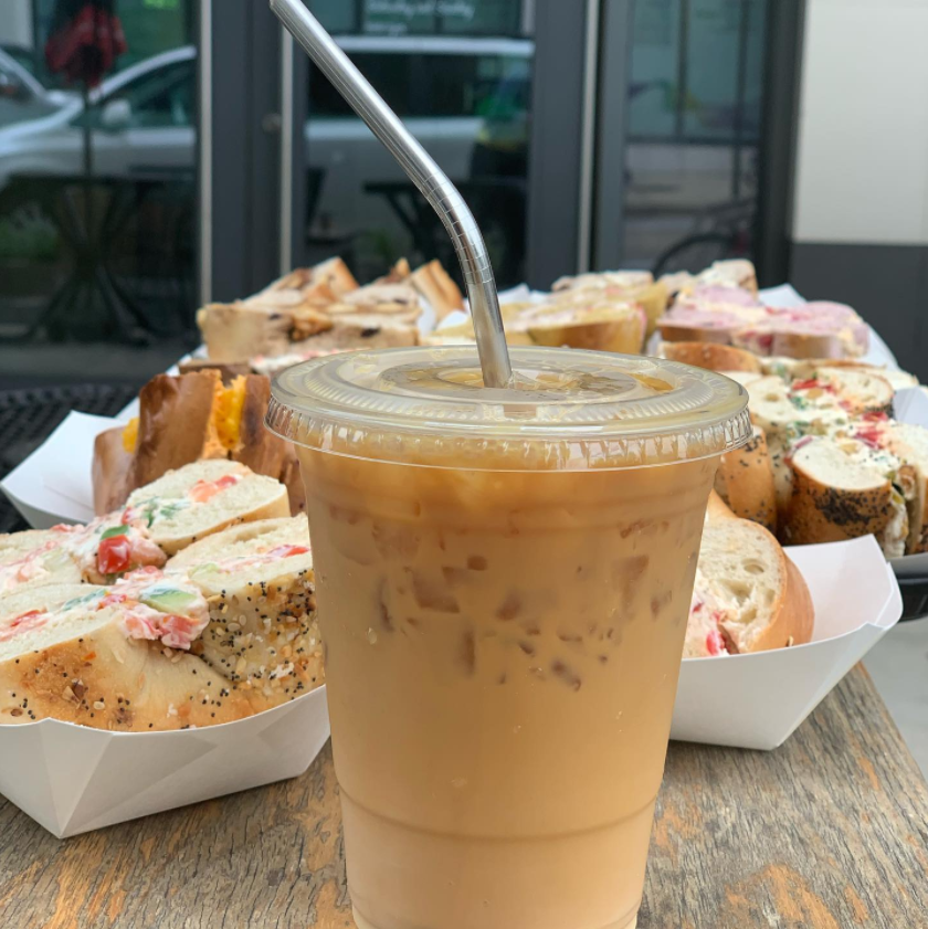 It’s a brew-tiful day to sip a <a href="/Schmearit/">Schmear It</a> iced coffee! Pair with your favorite bagel &amp; fuel up the #EastMarketPHL way 🥯

📸: <a href="/Schmearit/">Schmear It</a>