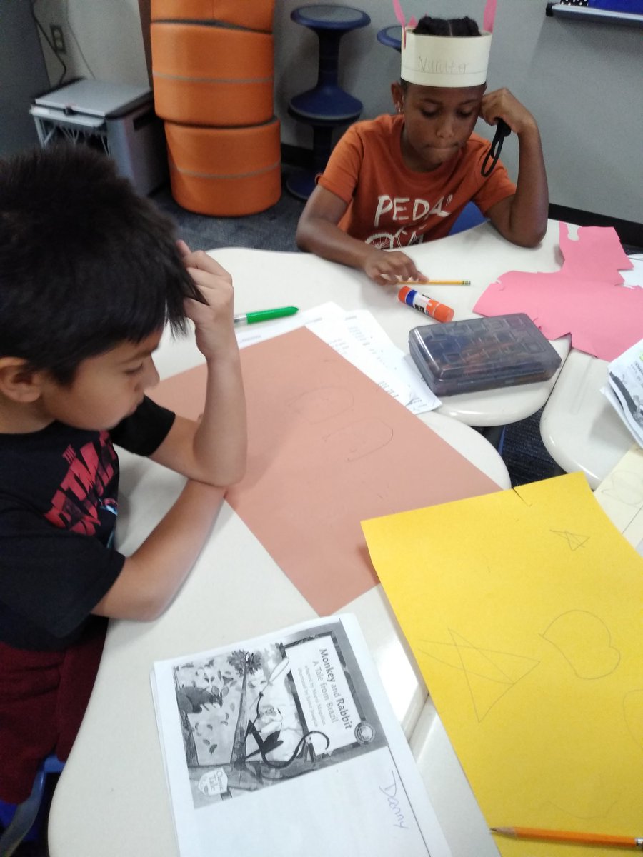 ManryMs's tweet photo. We are making our costumes to perform our plays tomorrow! So much fun!
#2ndtoNone
@SheridanCFISD https://t.co/2Tz6v6CHg8