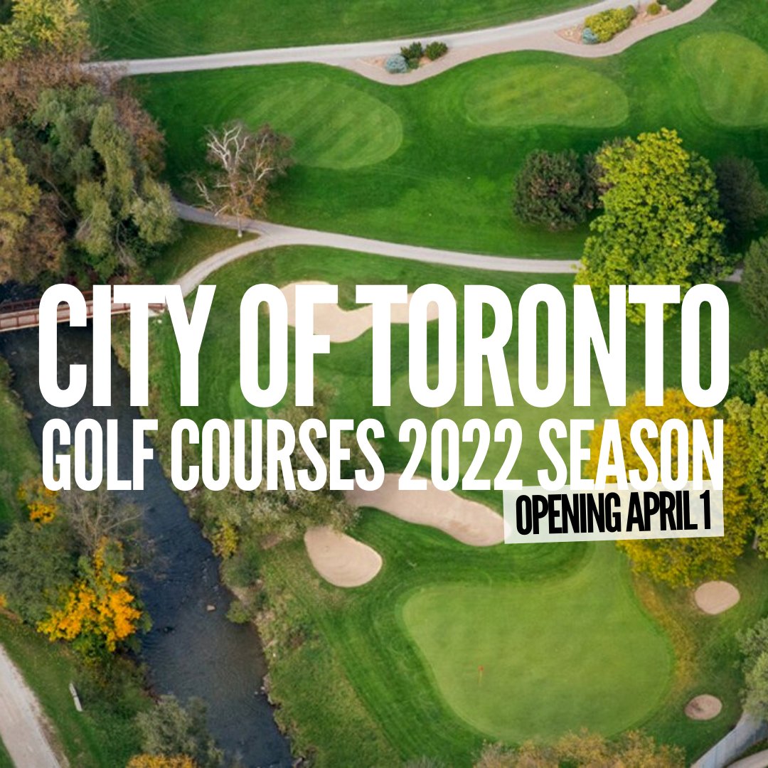 Tomorrow, the City is opening all five of its golf courses for the season!

📍Dentonia Park
📍Don Valley
📍Humber Valley
📍Scarlett Woods
📍Tam O’Shanter

Course locations stretch across the city - offering affordable golf, accessible by public transit.

toronto.ca/explore-enjoy/…
