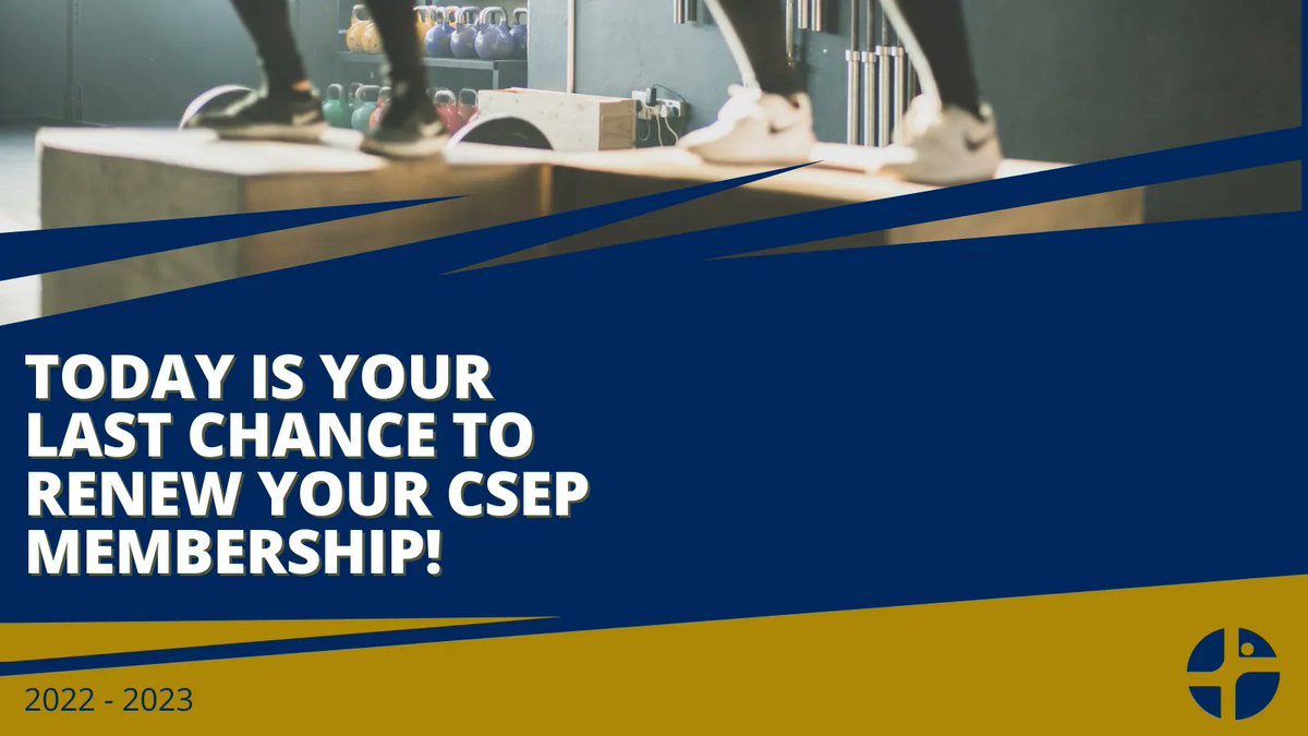 csep_scpe's tweet photo. Today is your last chance to renew your CSEP membership and TO AVOID LATE FEES. Head on over to your member portal to renew NOW!
#CSEPCertified #CSEPMembers #GoldStandard #Renew2022 https://t.co/GrUGa8c3Cj