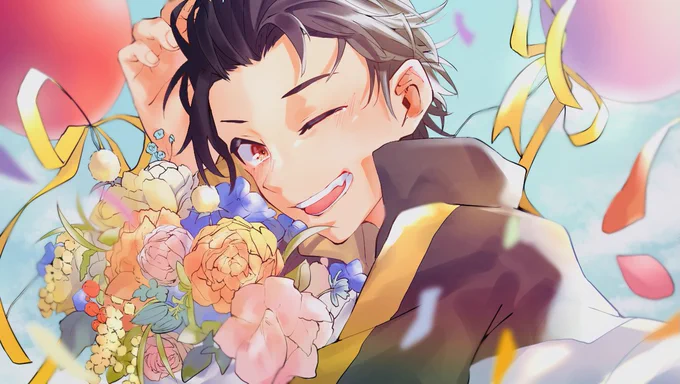 スバルくんお誕生日おめでとう!
#ナツキ・スバル生誕祭2022 