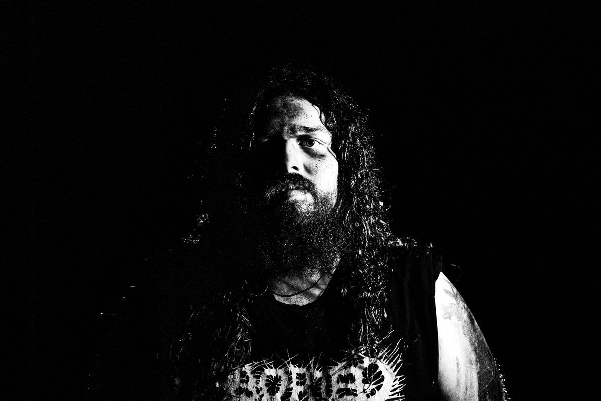 Aiden on the set of the "Hero Lux" music video..

📸: Michael Crusty

#deathmetalband #blackmetalband #paganmetal #bandphotos #bandshoot #bandphotoshoot #blackandwhitephotography #aborted #colourthesoul #unbowed