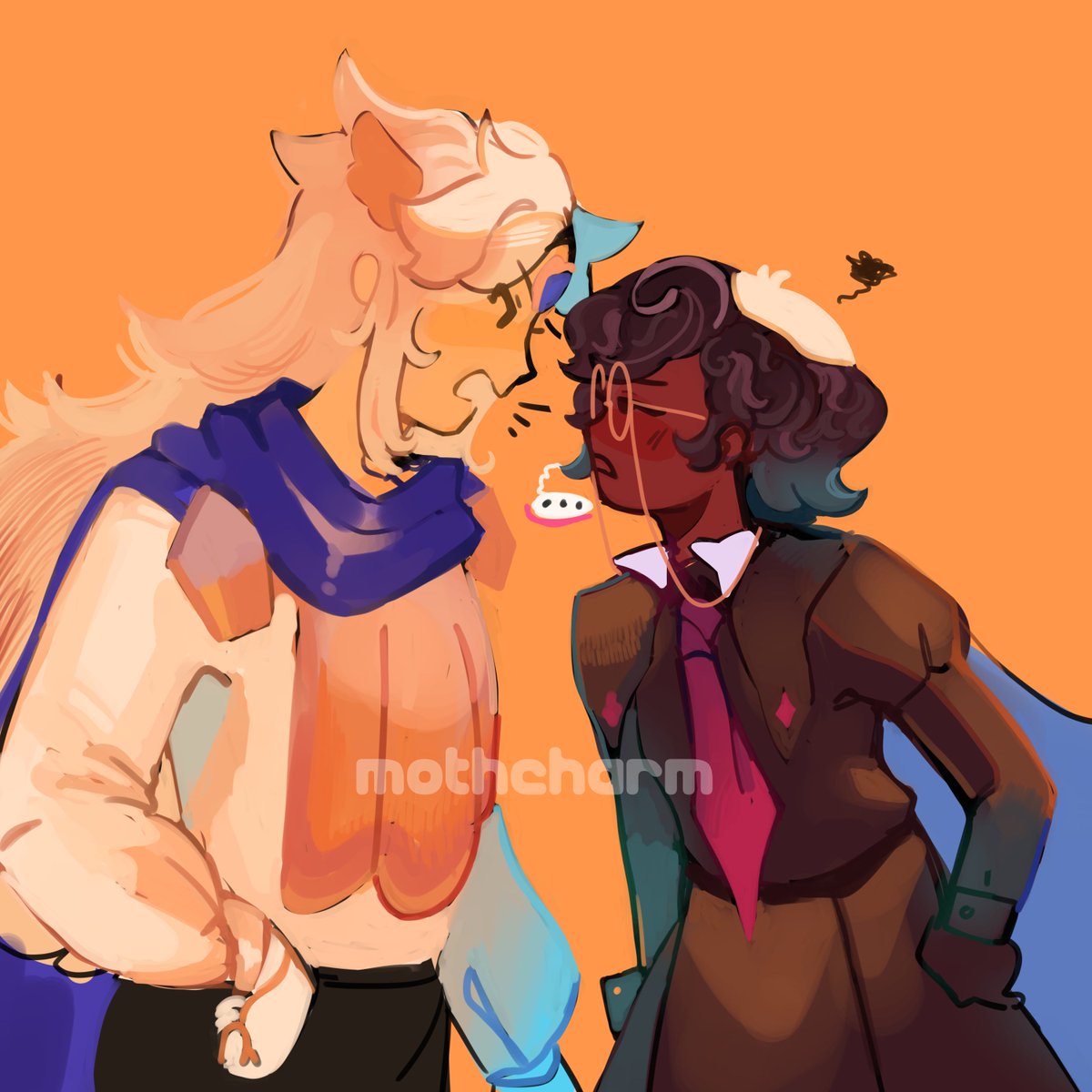 mothcharm's tweet image. Happy #TransDayOfVisibility ! My name is sword, I'm a black trans artist, and i make art and a bunch of emojis that blew up! my current hyperfixation is cookie run &amp;lt;3